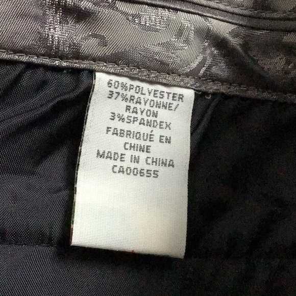 Rw & Co charcoal grey culotte pants size 4 - Picture 6 of 6